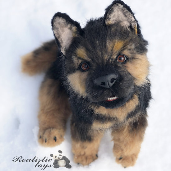 plush german shepherd puppies
