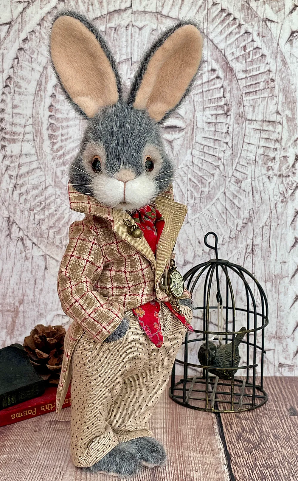 Benjamin - Rabbit by Paula Drage - Bear Pile