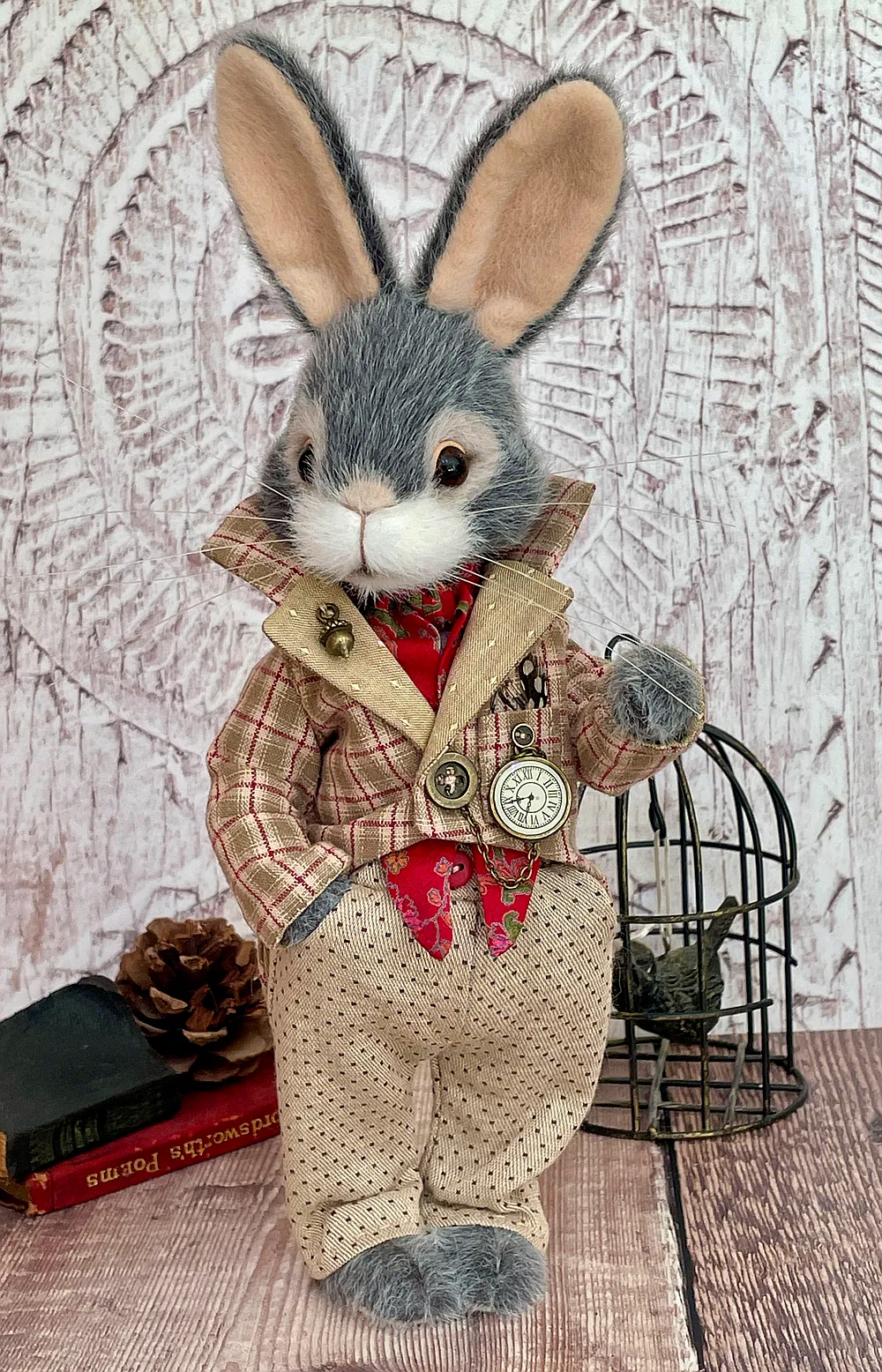 Benjamin - Rabbit by Paula Drage - Bear Pile