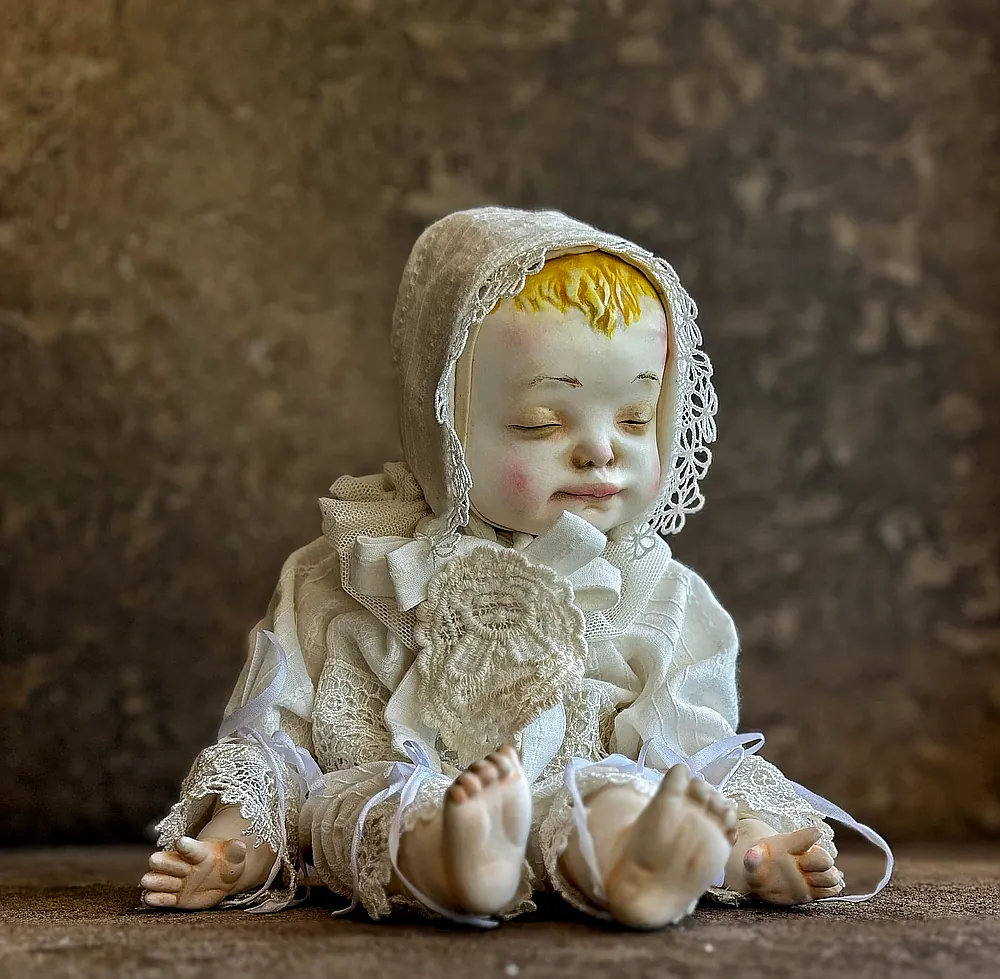 Sleepy baby number three by Tatiana Saveleva Bear Pile