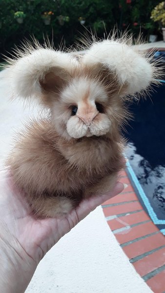 Mink Bunny Rabbit by Kathy Myers - Bear Pile