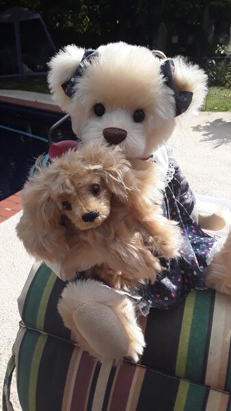 Original Mary Holstad vintage by Mary Holstad - Bear Pile