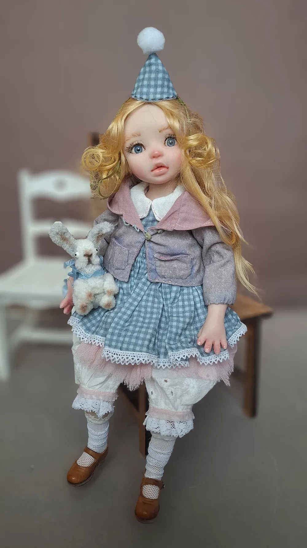 Collectible Boudoir doll Anny by Tatiana Mironova - Bear Pile