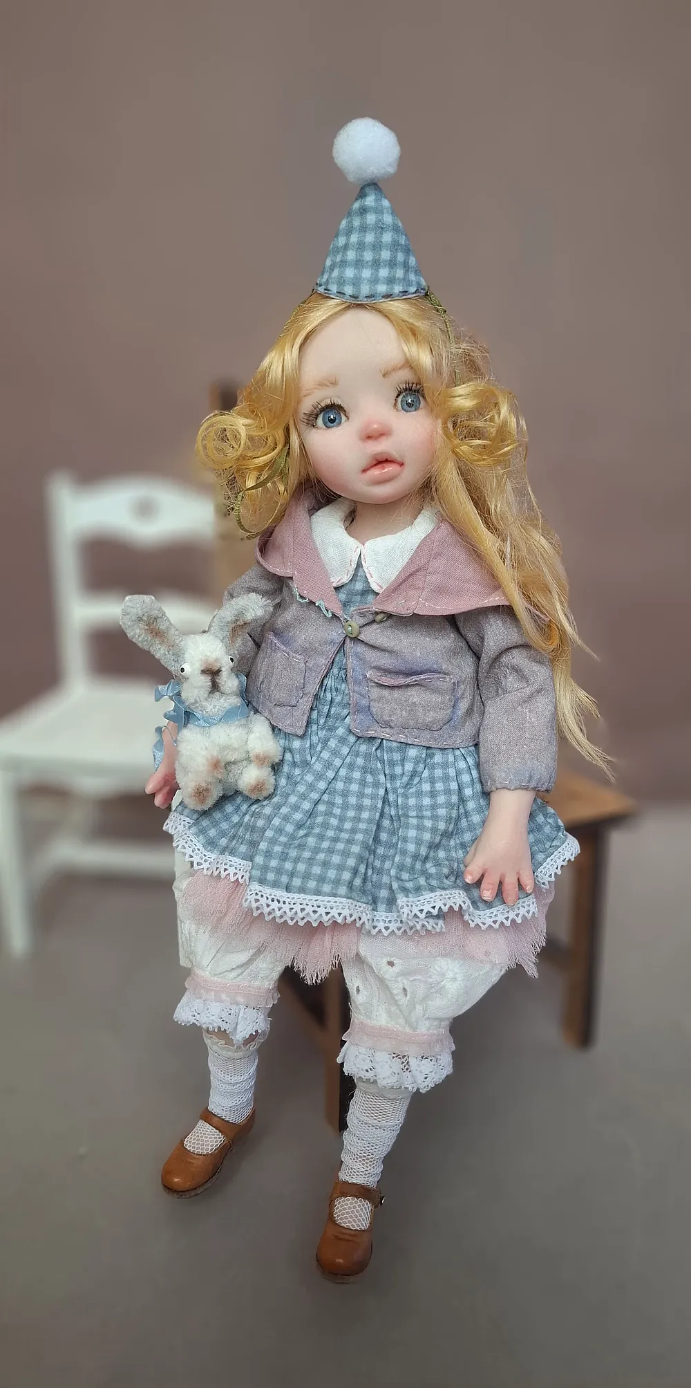 Collectible Boudoir doll Anny by Tatiana Mironova - Bear Pile