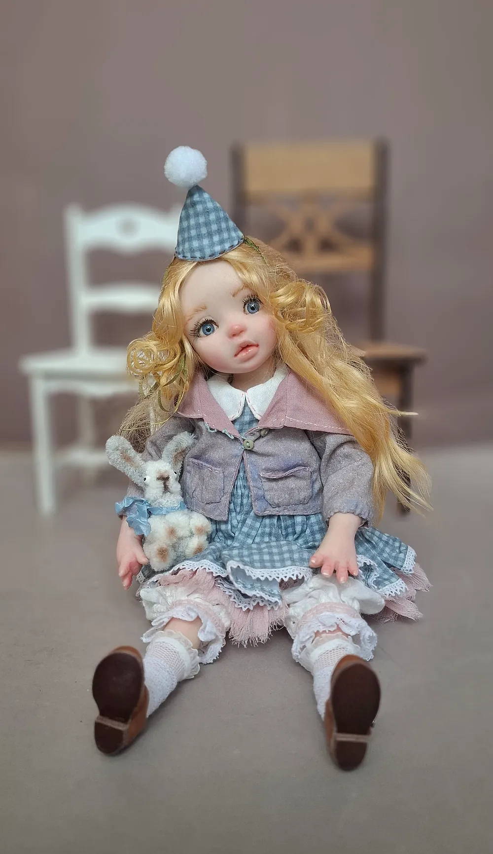 Collectible Boudoir doll Anny by Tatiana Mironova - Bear Pile