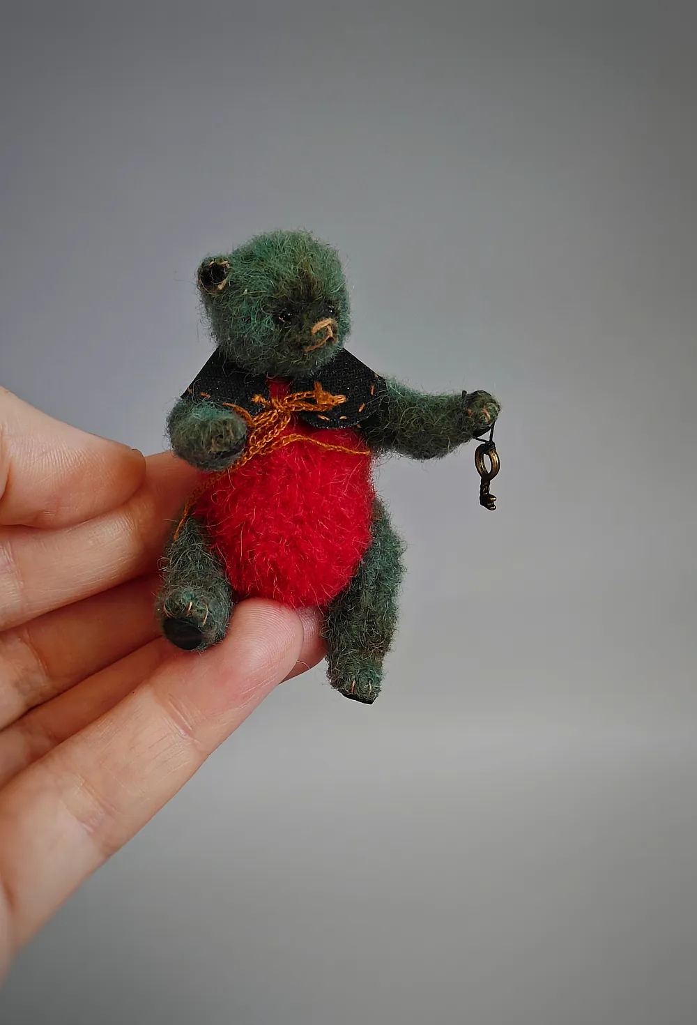 Mini bear in suitcase by Koshcheeva Anna - Bear Pile