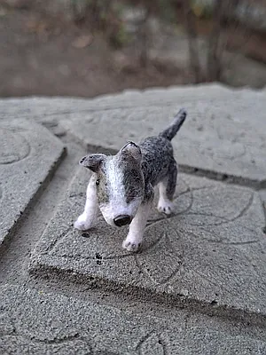Miniature dog Dick 1.77' by Nina Pastukhova - Bear Pile