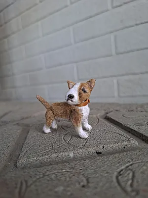 Miniature dog Dick 1.77' by Nina Pastukhova - Bear Pile