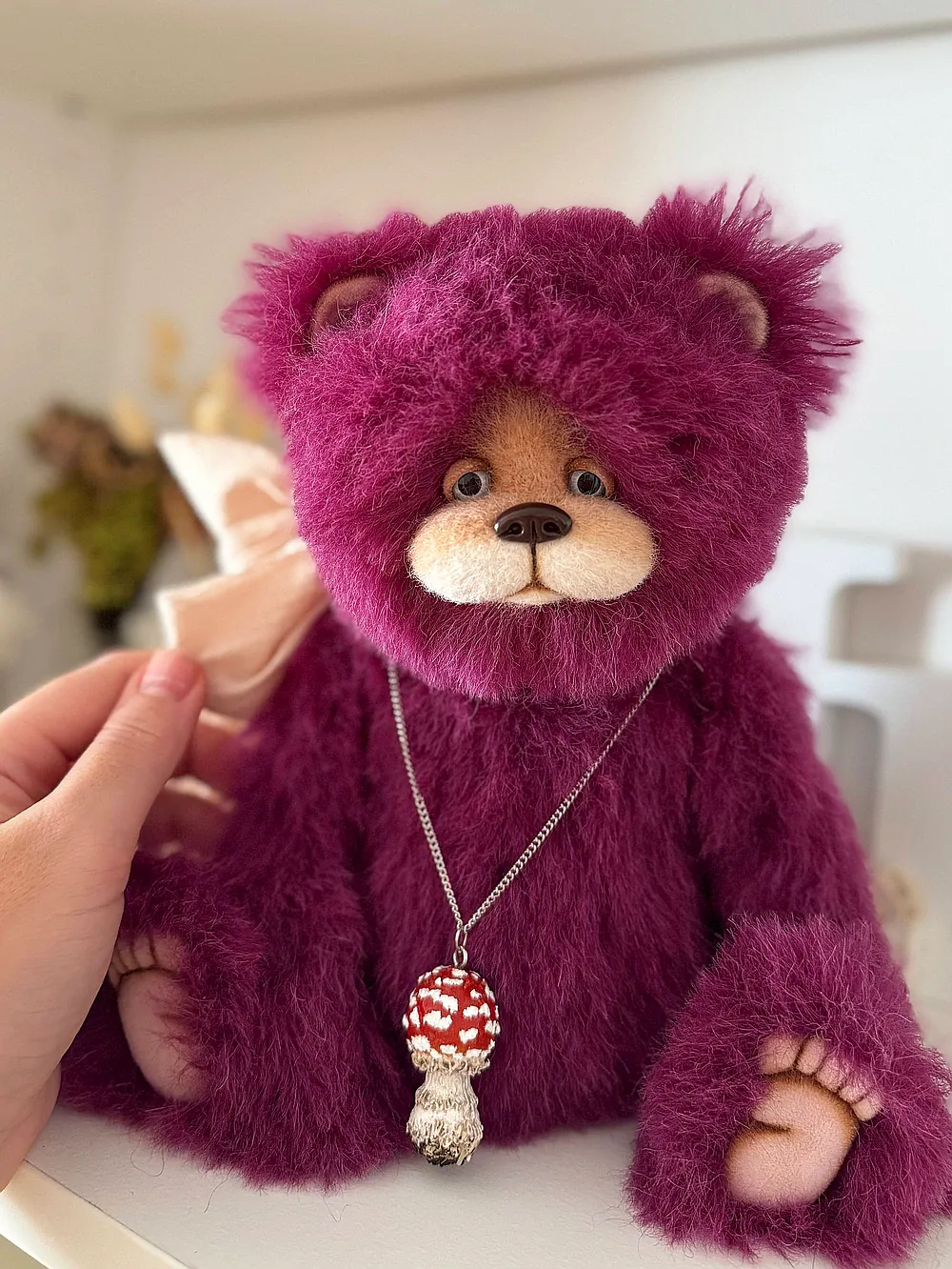 Teddy Bear Purple Silence by Povoroznyk Natalya - Bear Pile
