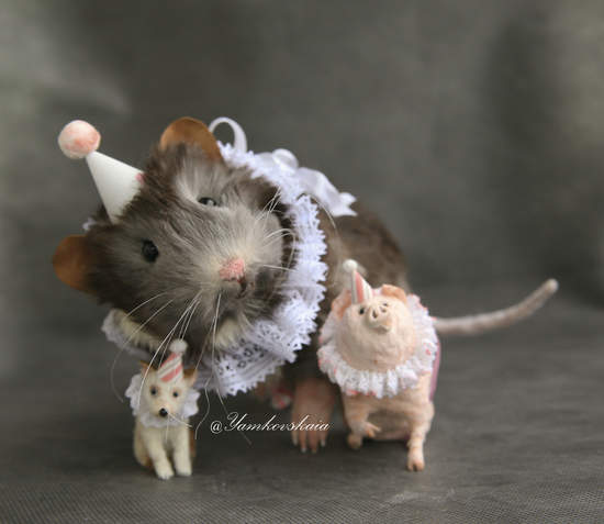 Rat Dexter by Marina Yamkovskaia Bear Pile