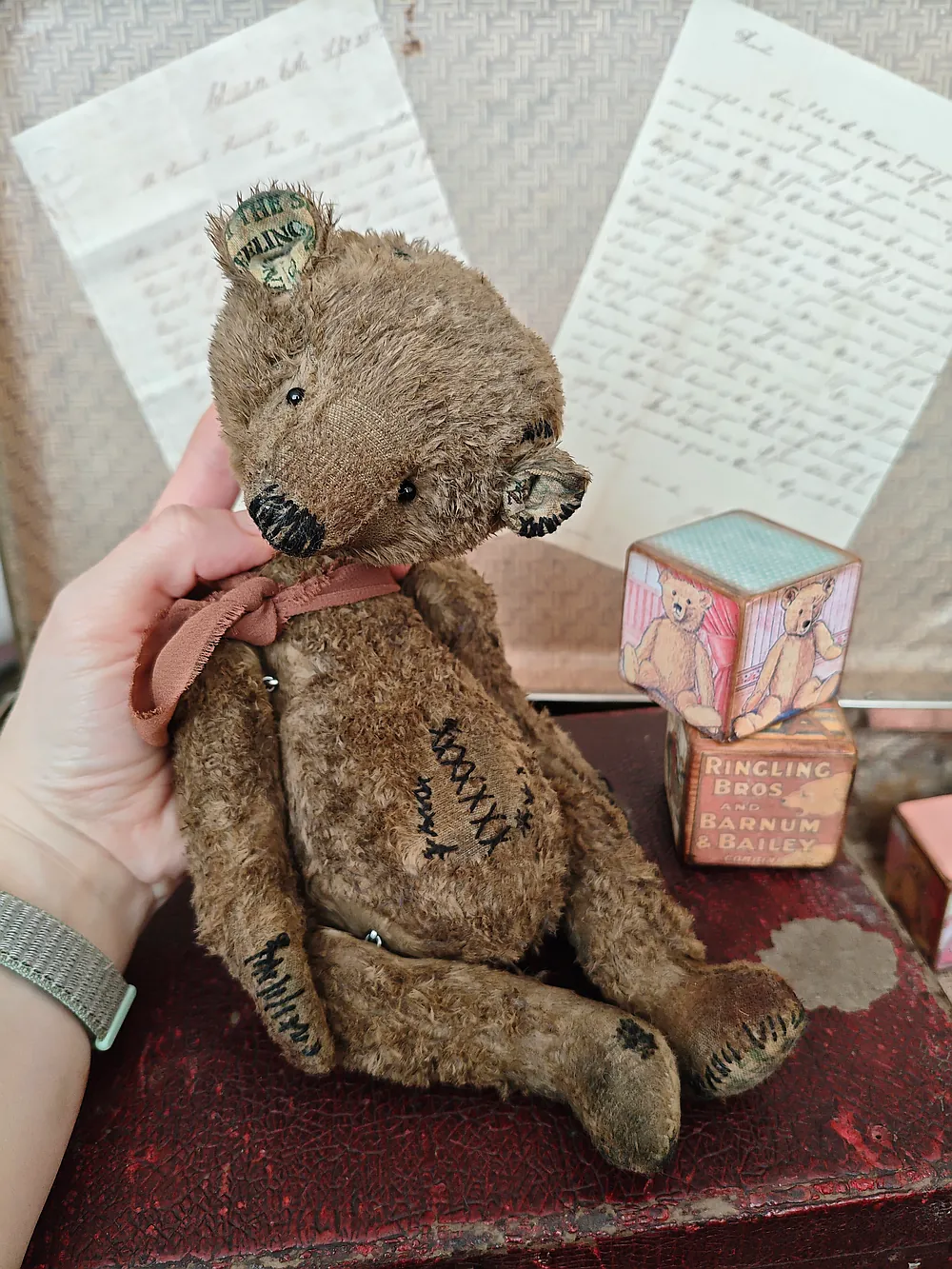 Cornelius the teddy bear by Miola Teddies - Bear Pile