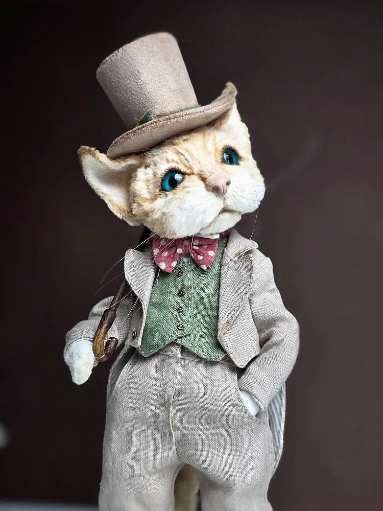 Baron the Cat by Valentina Avdotseiko - Bear Pile