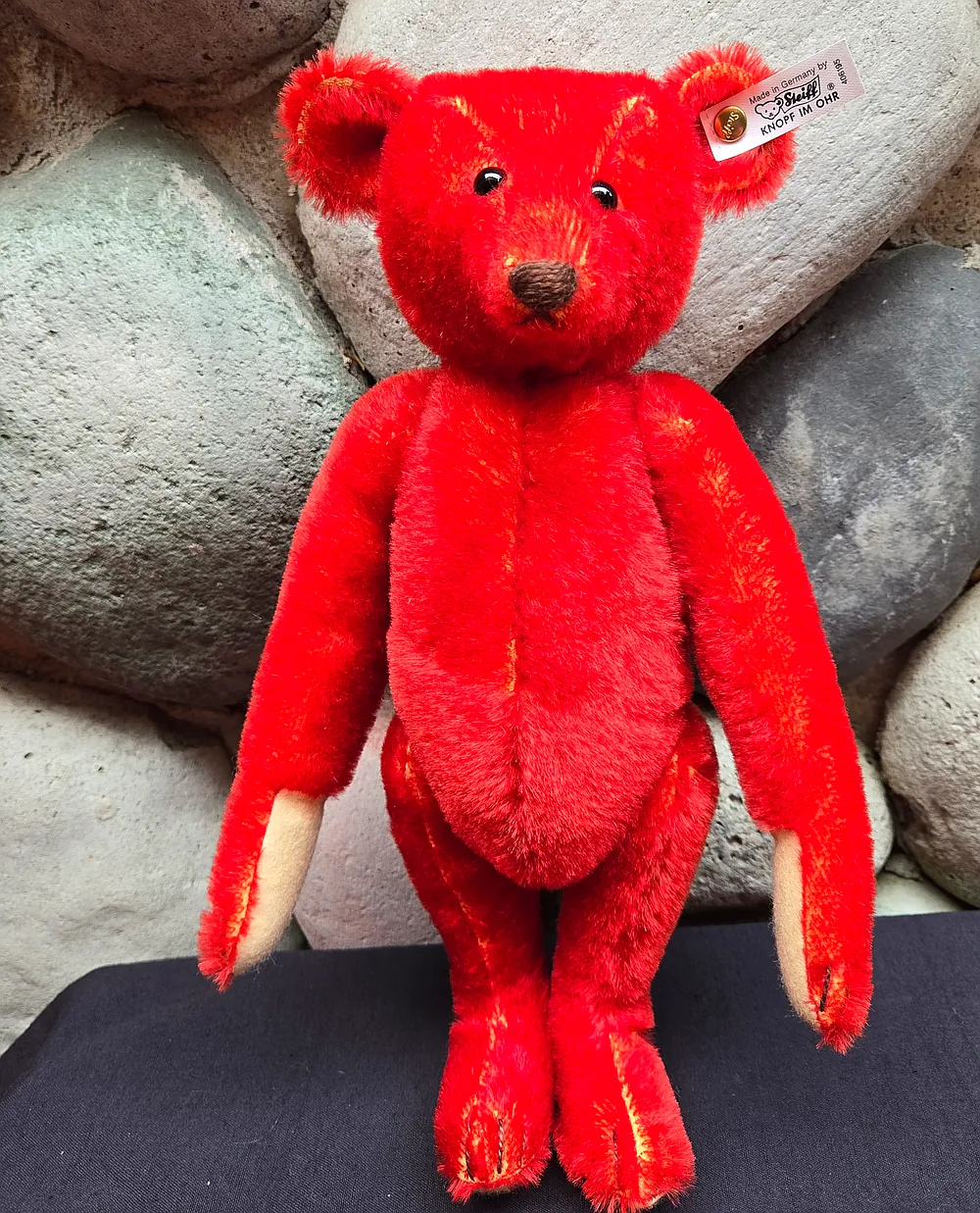 Alfonzo 1908 Teddy Bear Red by Steiff 406195 - Bear Pile