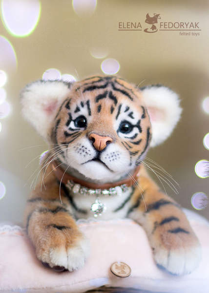 Tiger Vijay by Elena Fedoryak Bear Pile