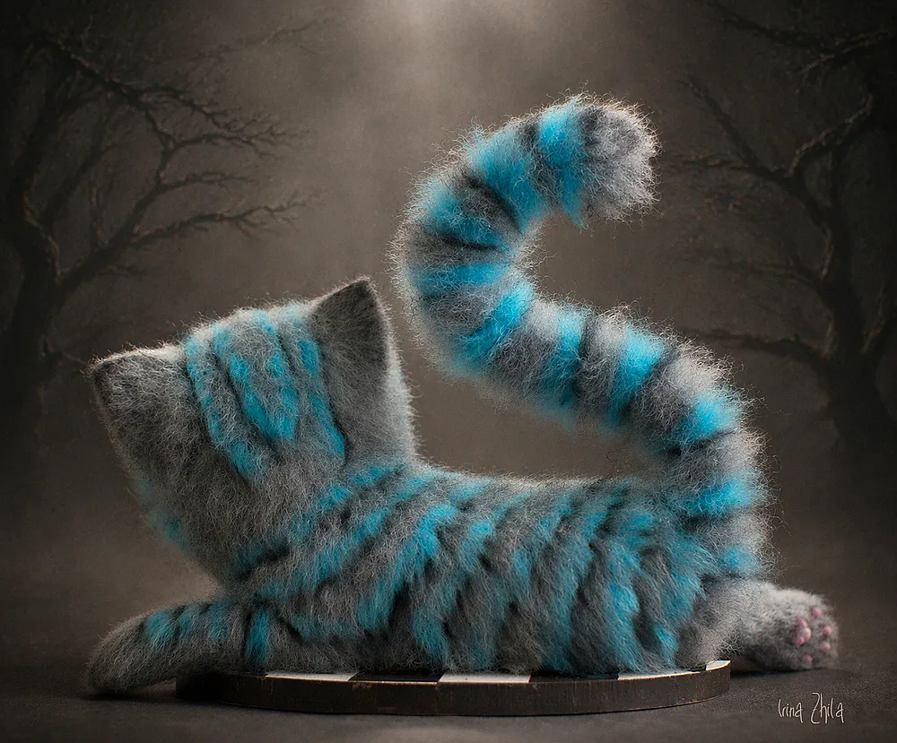Cheshire Cat by Irina Zhila - Bear Pile