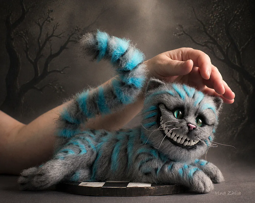 Cheshire Cat by Irina Zhila - Bear Pile