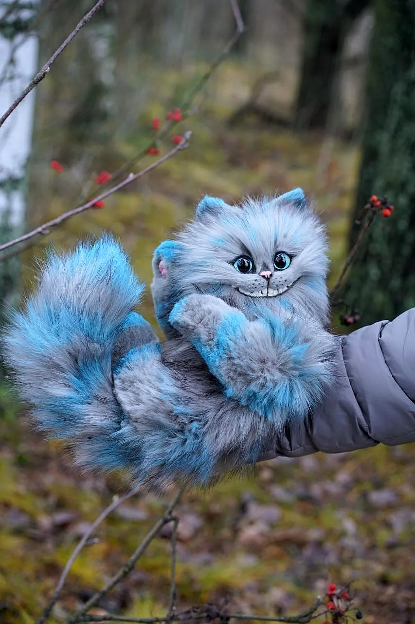 Wonderland Cheshire Blue Cheshire Cat Stuffed Animal Blue Cheshire