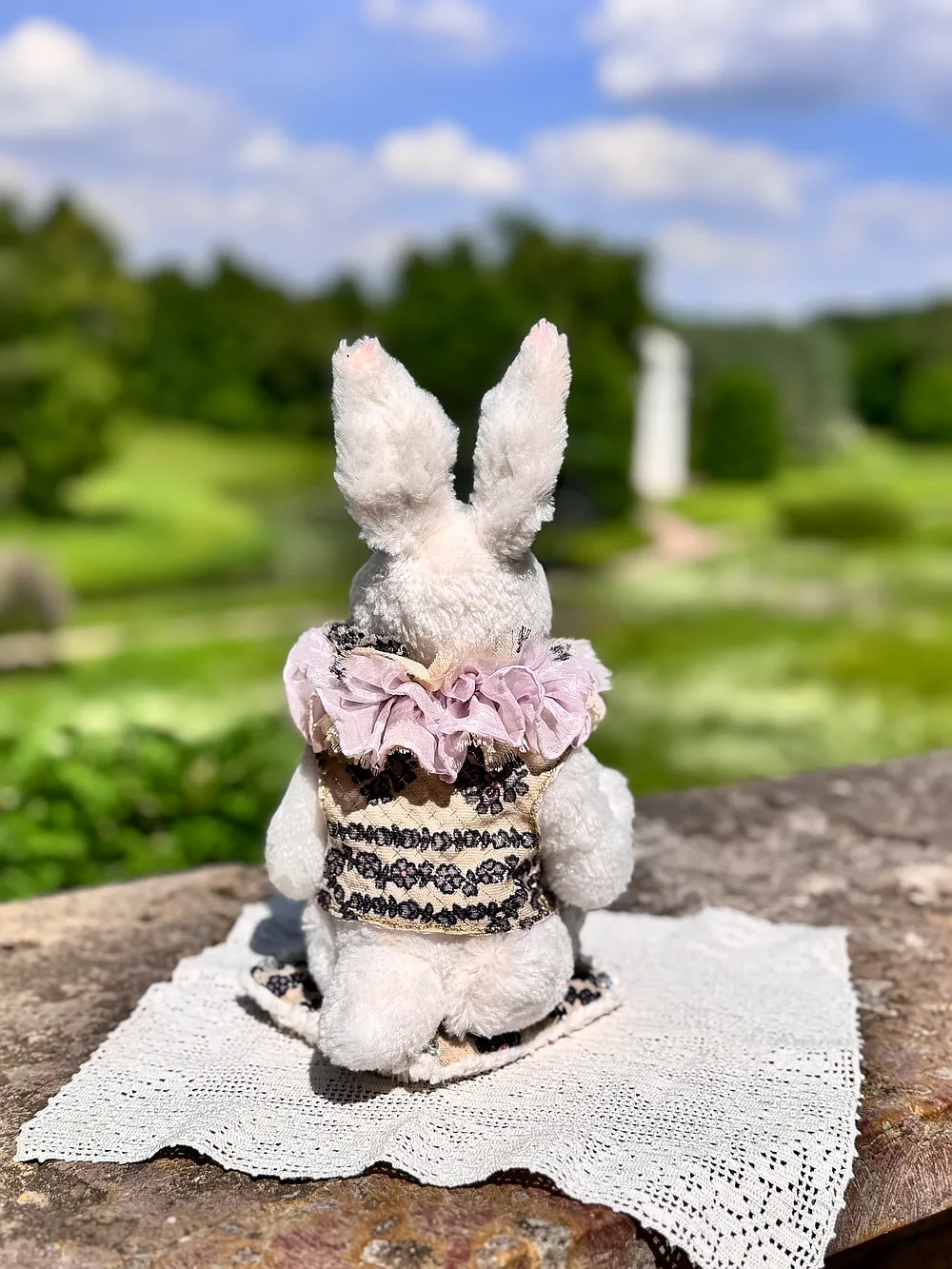 Sitting Rabbit Template Follow the White Rabbit by Anna Evgeneva - Bear Pile