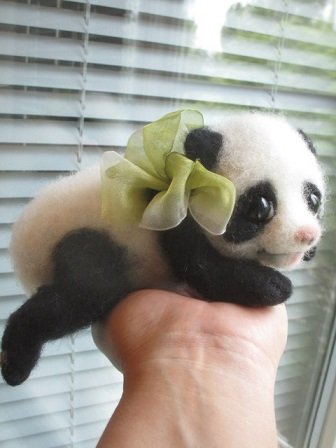 Small Baby Panda Yuki By Natasha Nesvetaeva Bear Pile