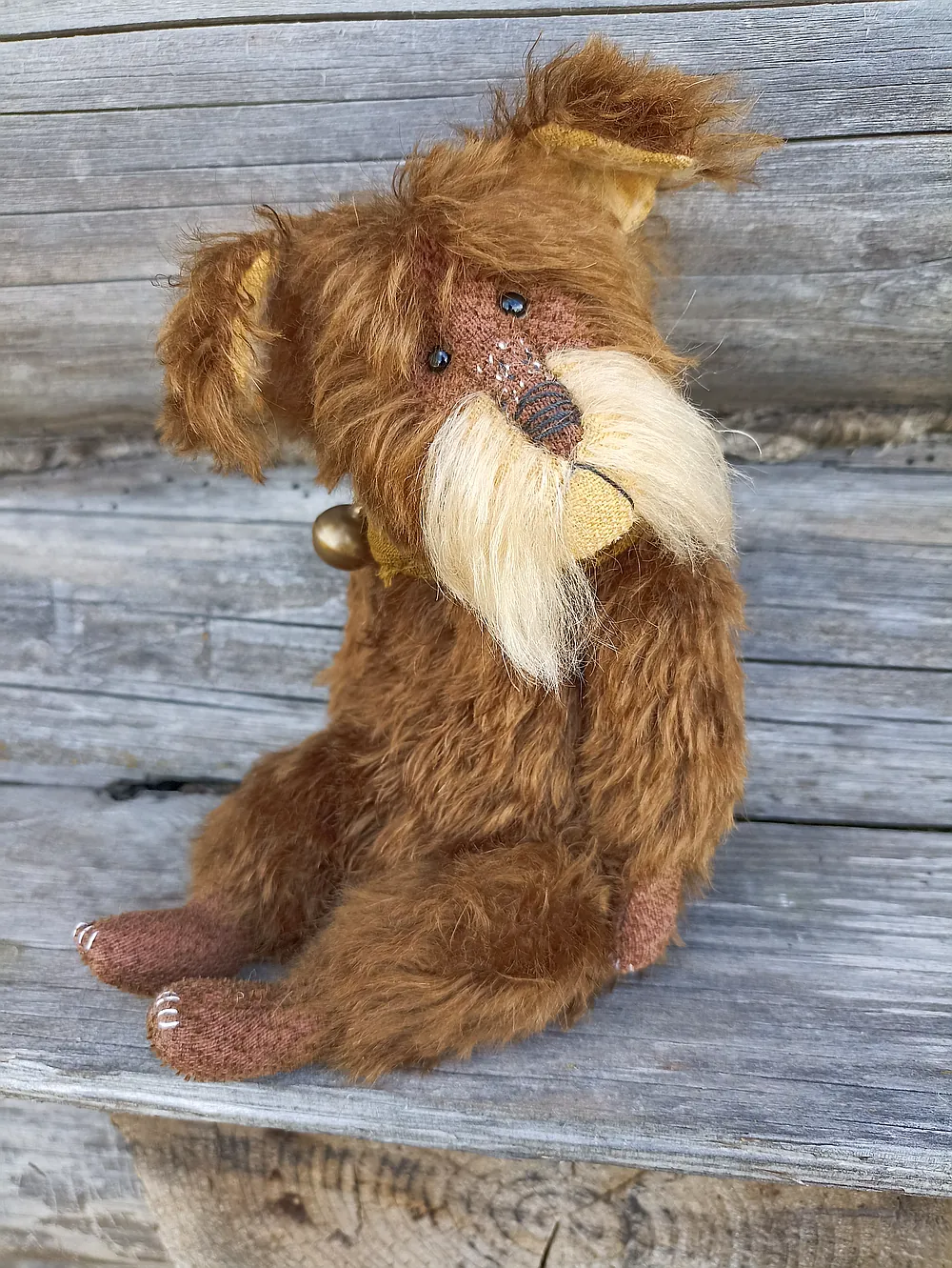 Brown the dog by Zheleznova Svetlana - Bear Pile