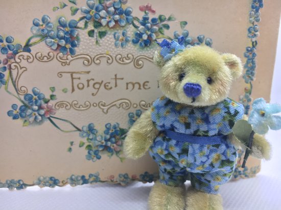 Miss Not forget me not by Sally Lambert - Bear Pile