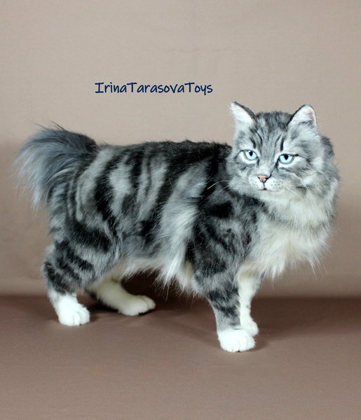 Kurilian Bobtail by Irina Tarasova Bear Pile
