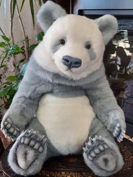 big blue panda by OlgaKravchuk - Bear Pile