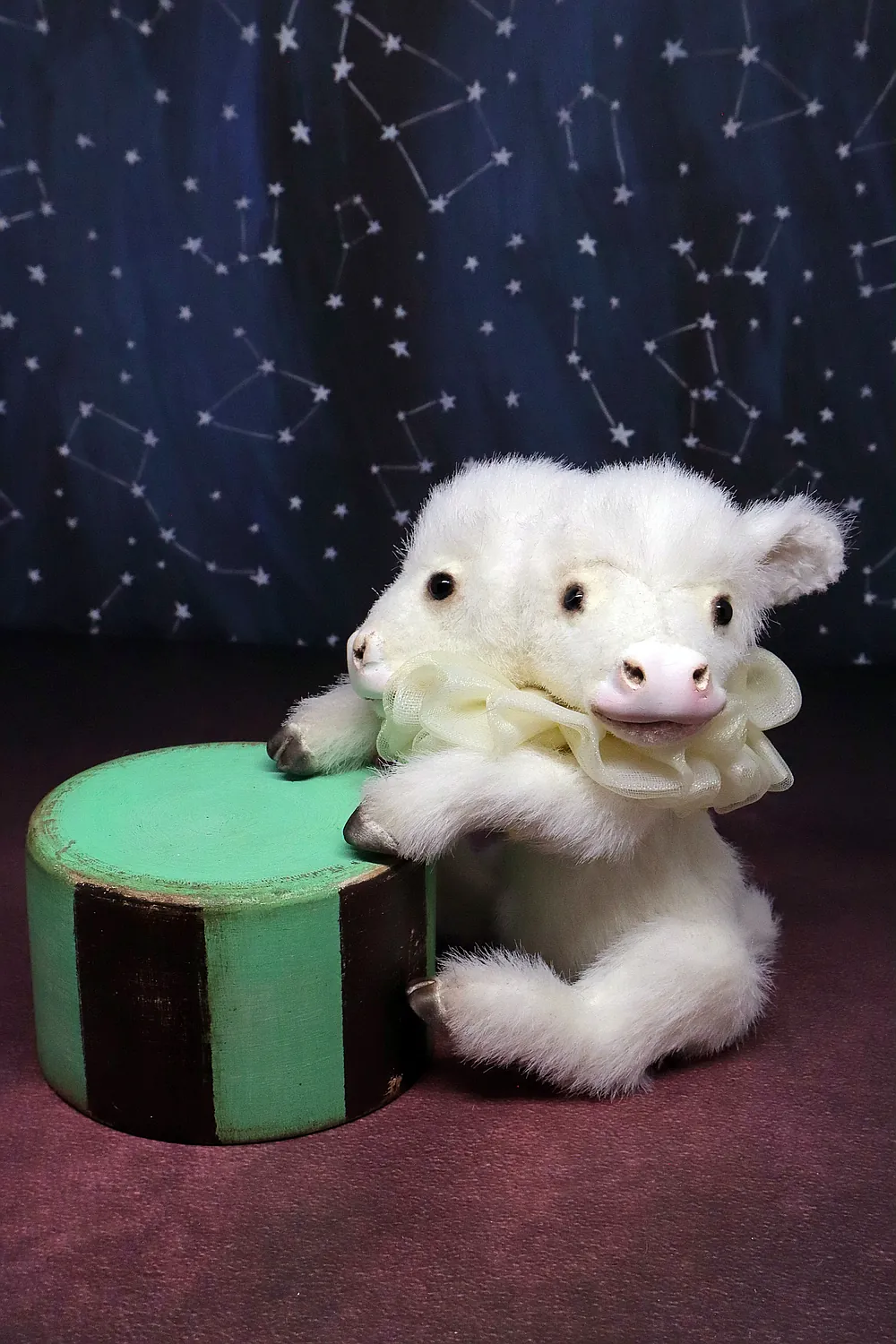 Topsy-Turvy the Two-Headed Calf by Marina Blakytna - Bear Pile