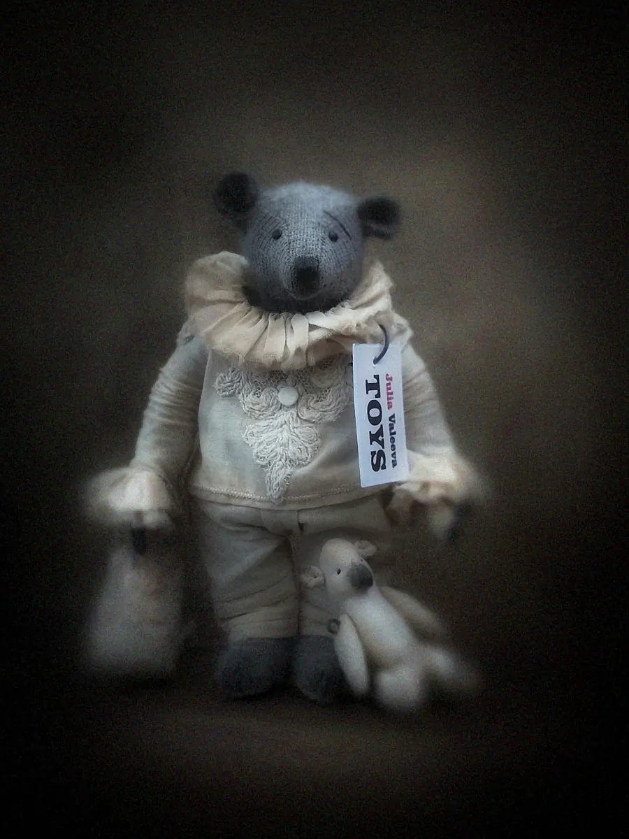 Henry with Bear by Julia Valeeva Toys - Bear Pile