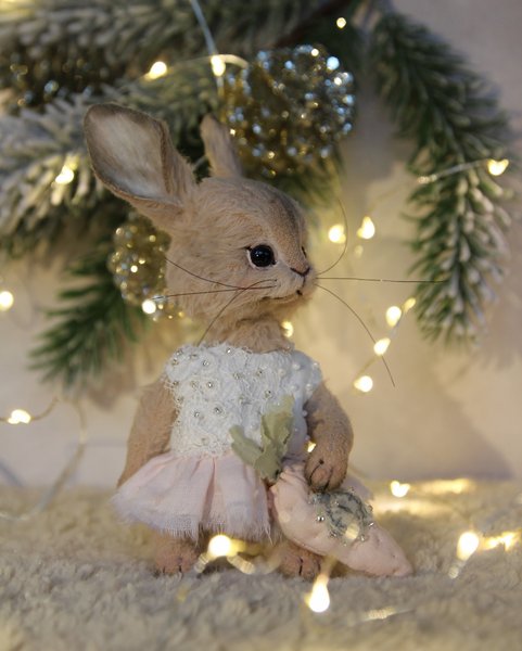 Little cute Lucy Rabbit by Lena Beloborodova - Bear Pile