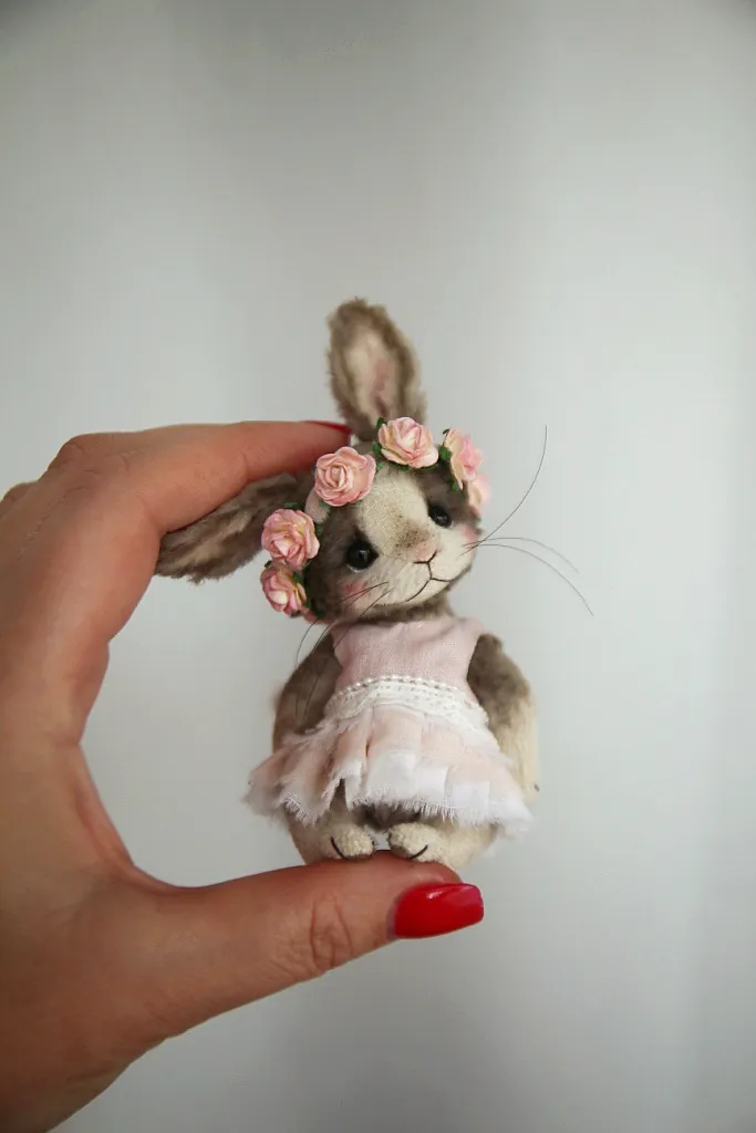 Little Cute Hope Rabbit by Lena Beloborodova - Bear Pile