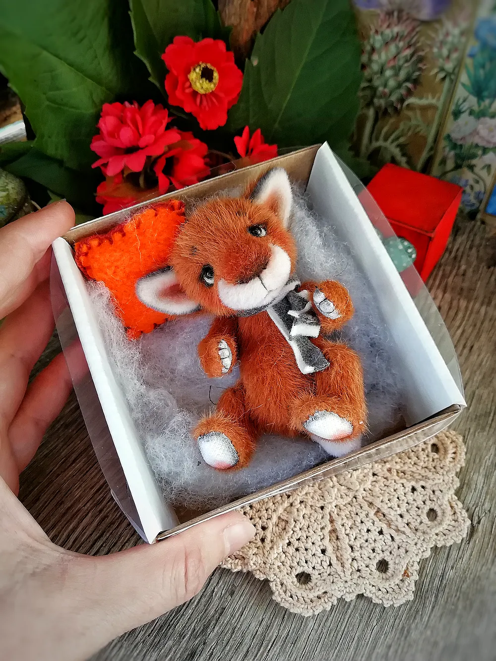 Paws & Tails Olga Kirillova ぬいぐるみ Fox 2 by Olga Maslova