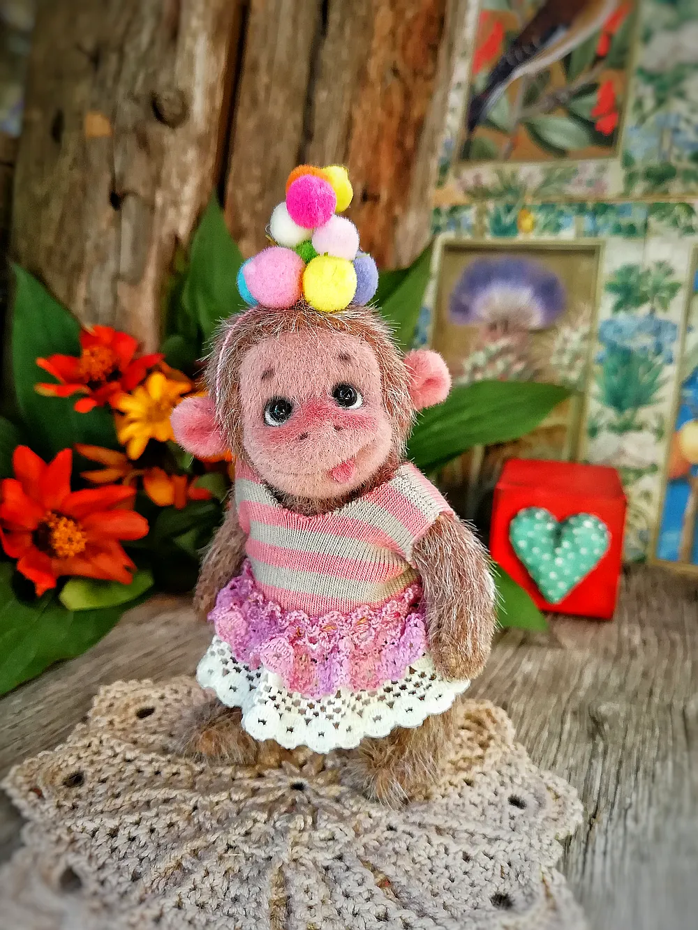 Monkey Pop by Olga Maslova - Bear Pile