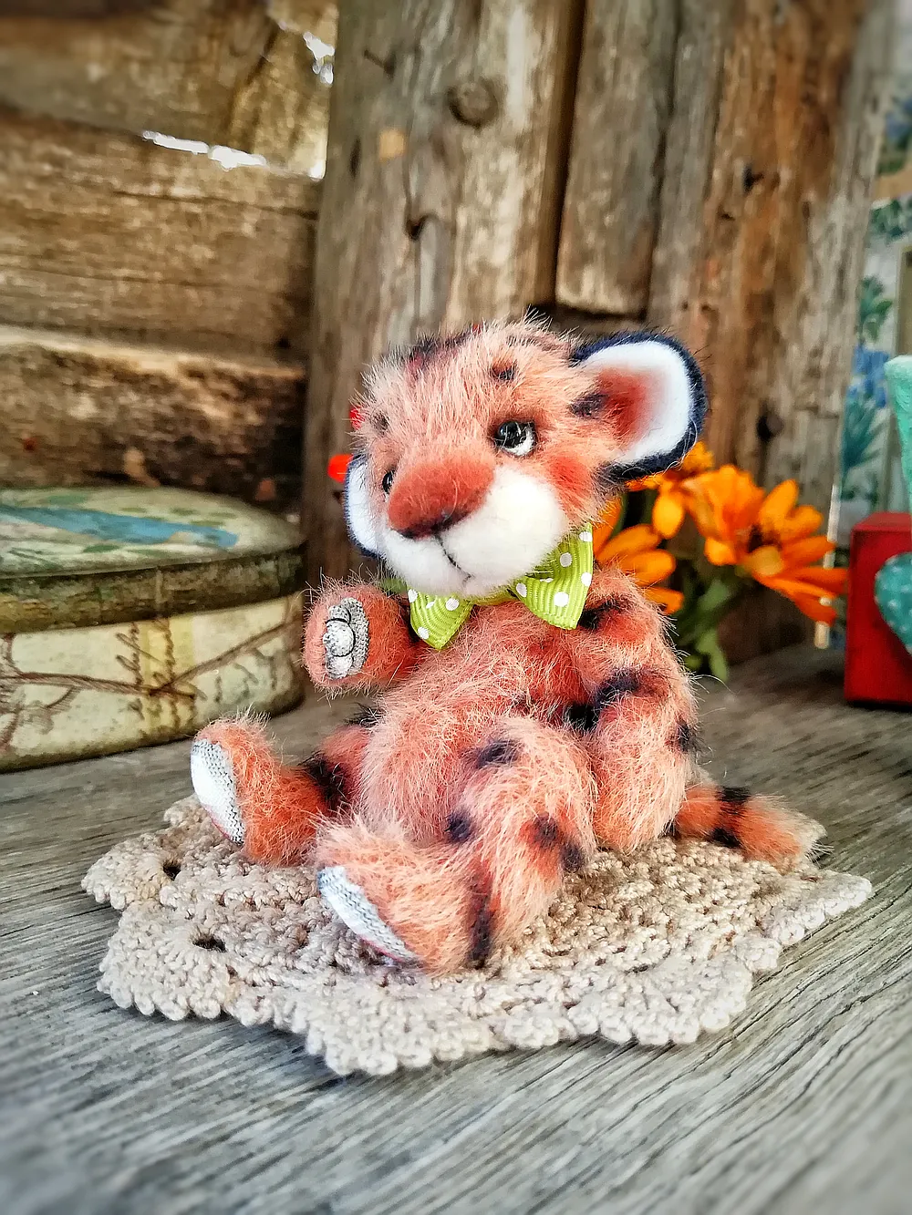 Tiger kid ice cream by Olga Maslova - Bear Pile